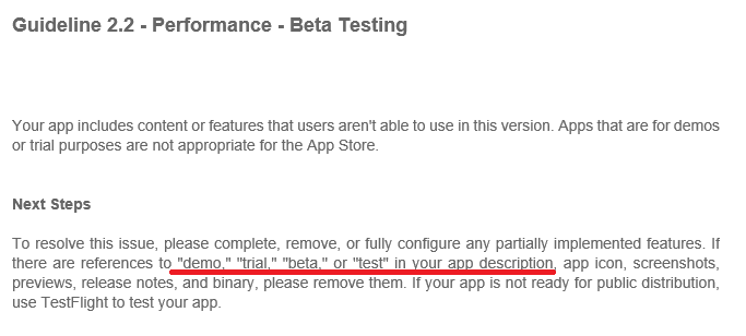 Beta Testingによるリジェクト